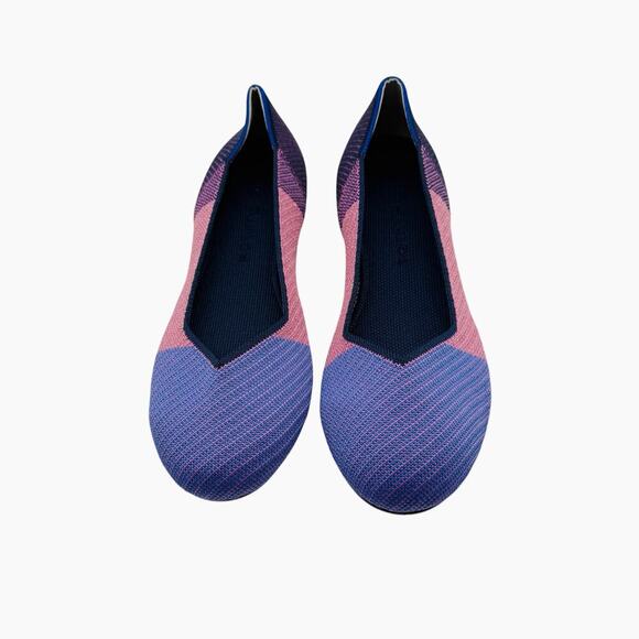 Rothy's The Flat Metallic Lilac Limited Edition Women’s Size 10 - Picture 3 of 7